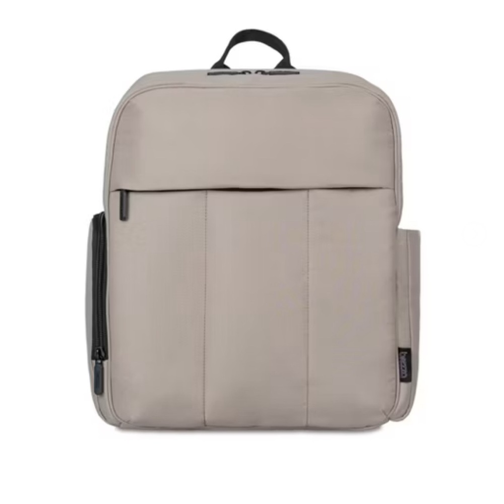 NWT🏷️Baby👶🏻Brezza Quilted Puffer Backpack🎒Diaper🩲Bag - Taupe